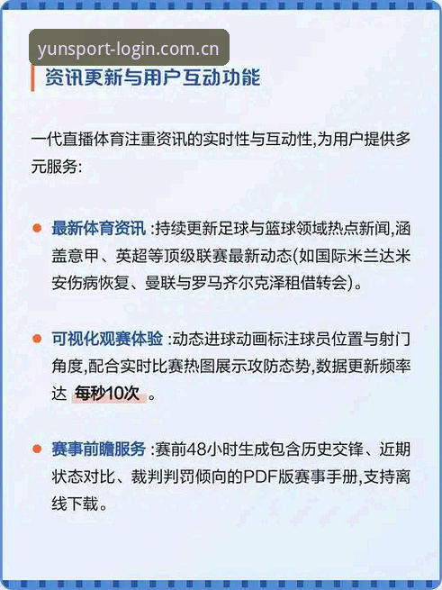 云体育平台全面评测：从官方入口到沉浸式观赛的创新体验报告